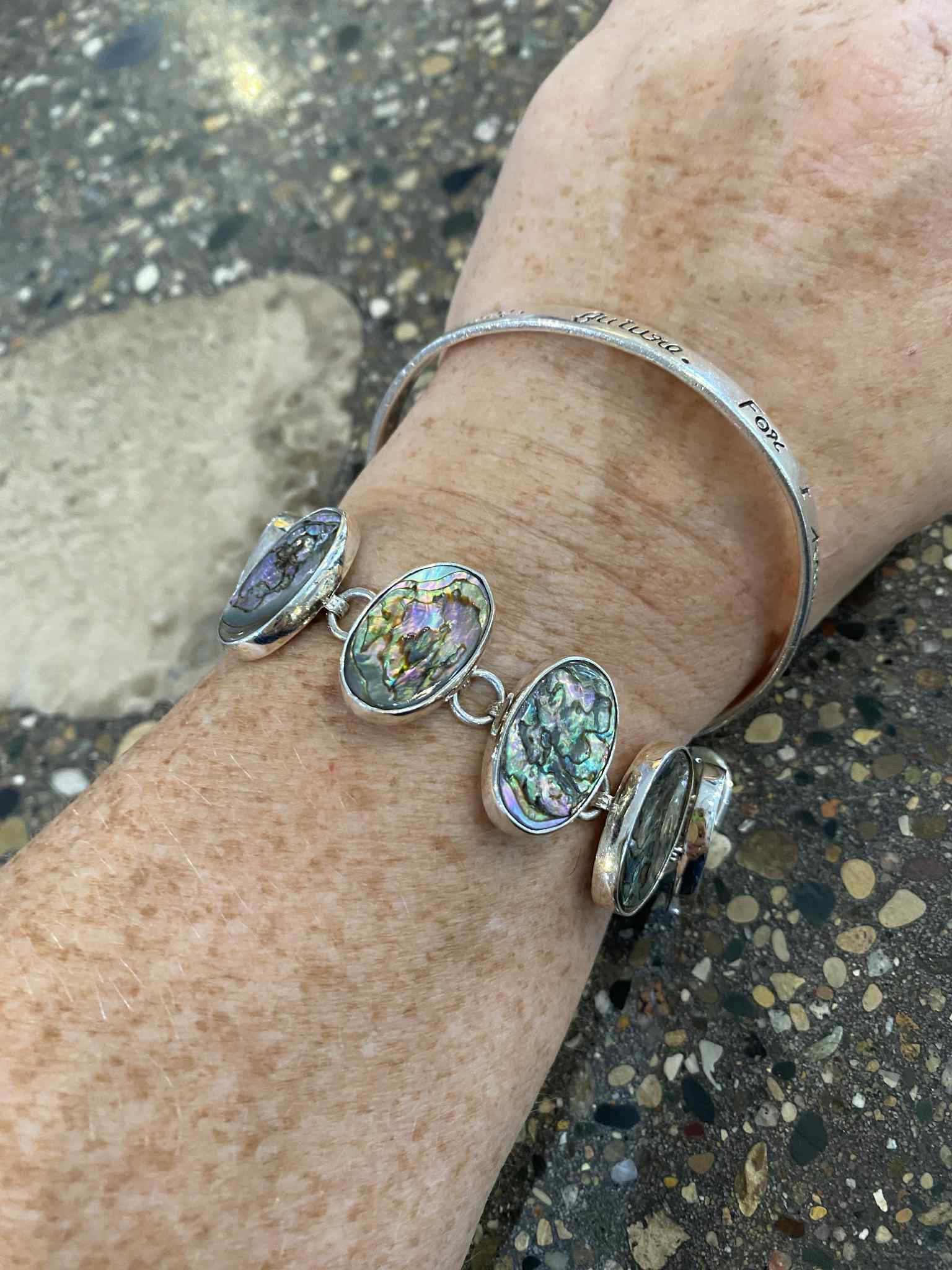 Abalone Tennis Bracelet