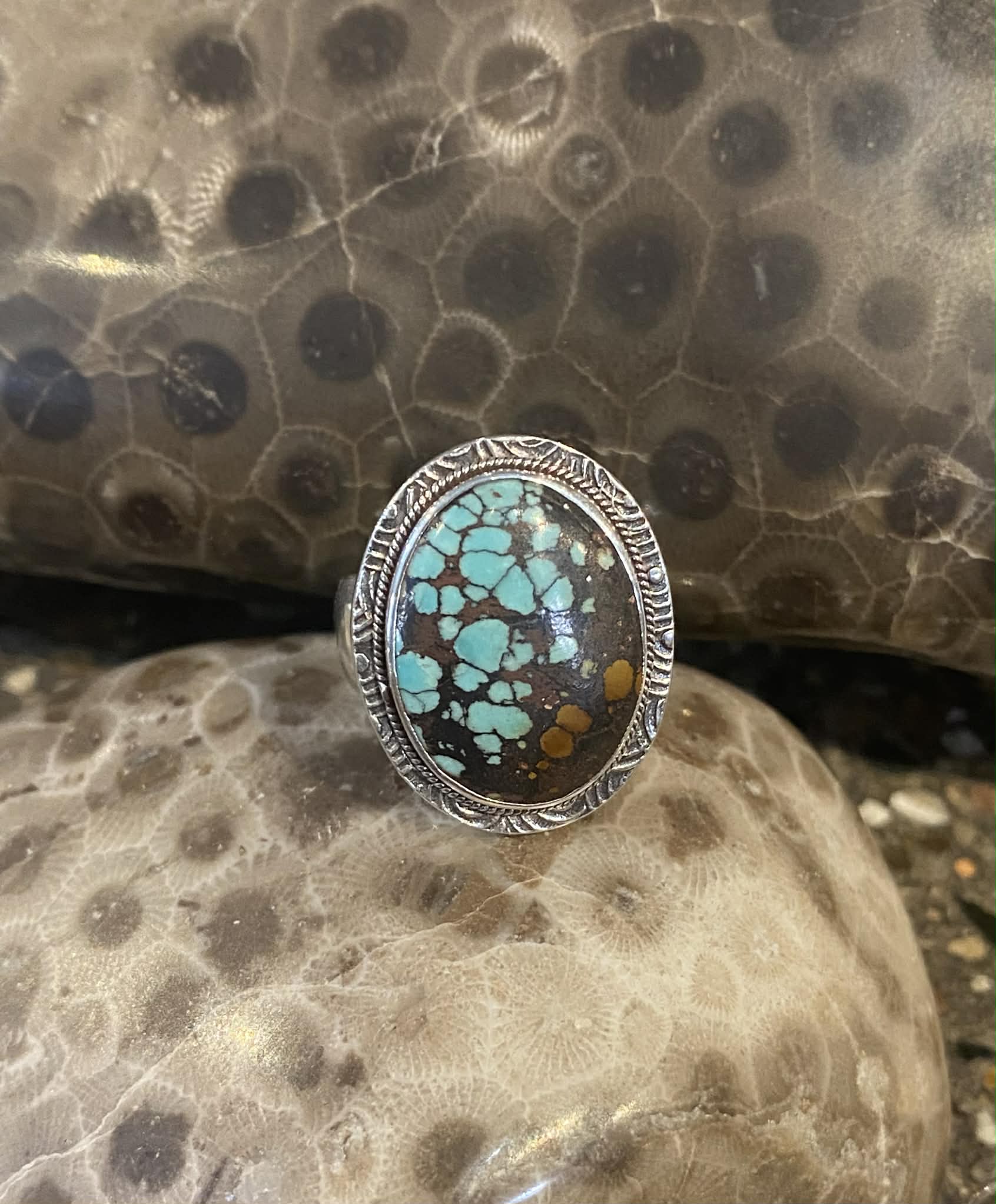 Indian Mountain Turquoise Oval