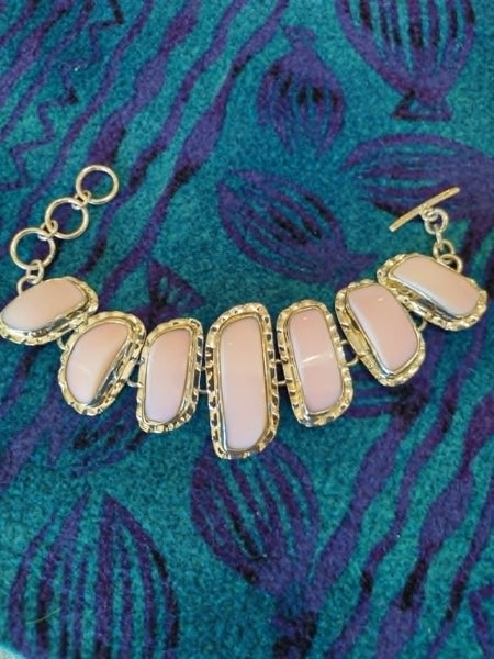 Pink Conch Shell Bracelet