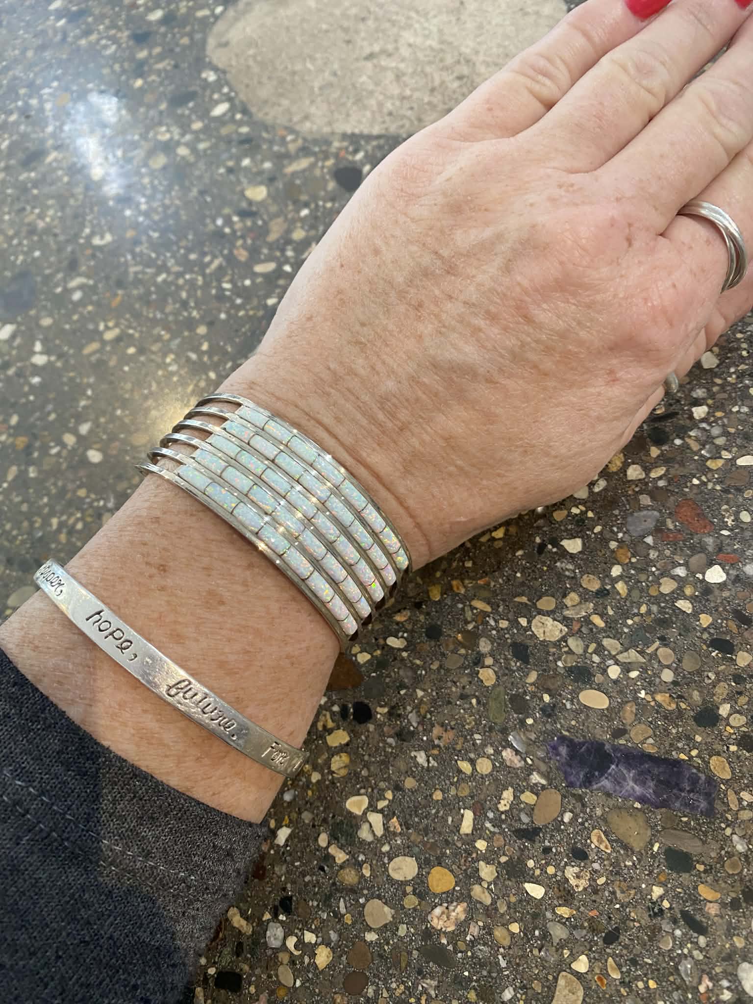 Opalite Cuff Bracelet