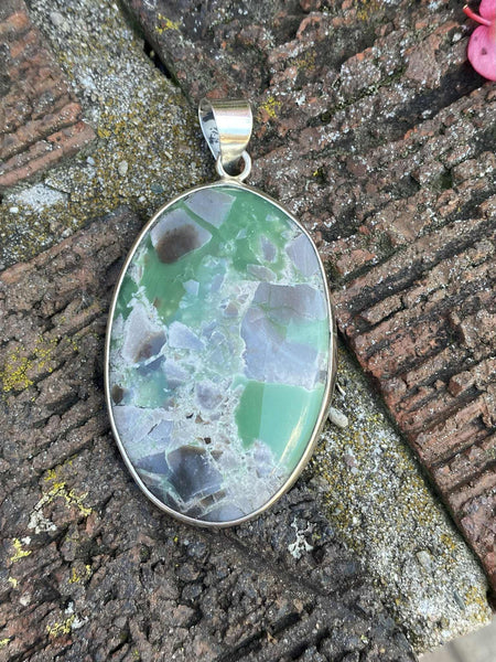 Variscite Large Oval Pendant