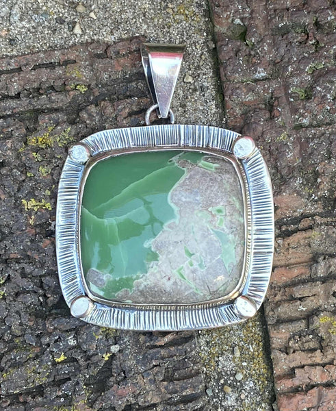 Variscite Square Pendant